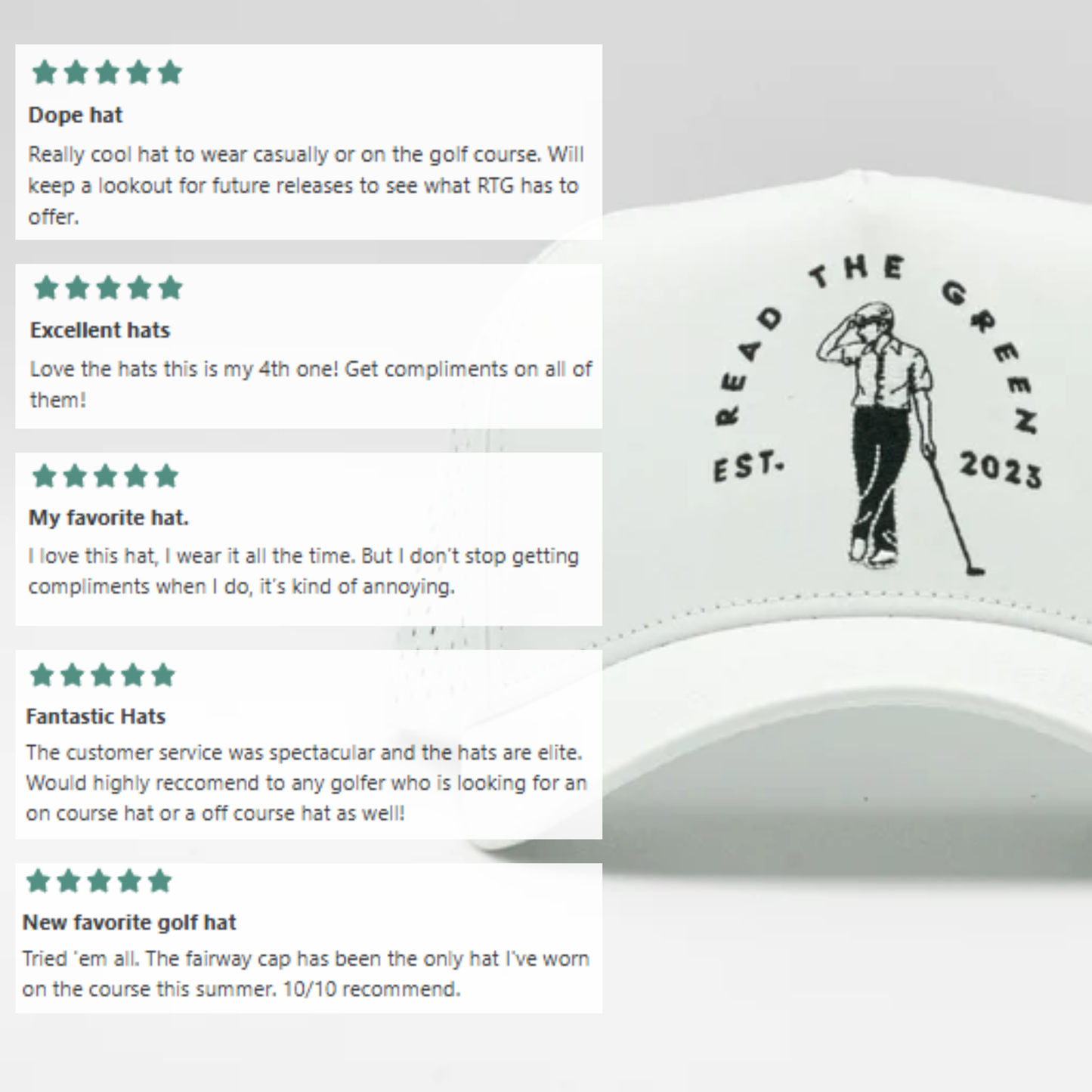 Fairway Performance Cap | White