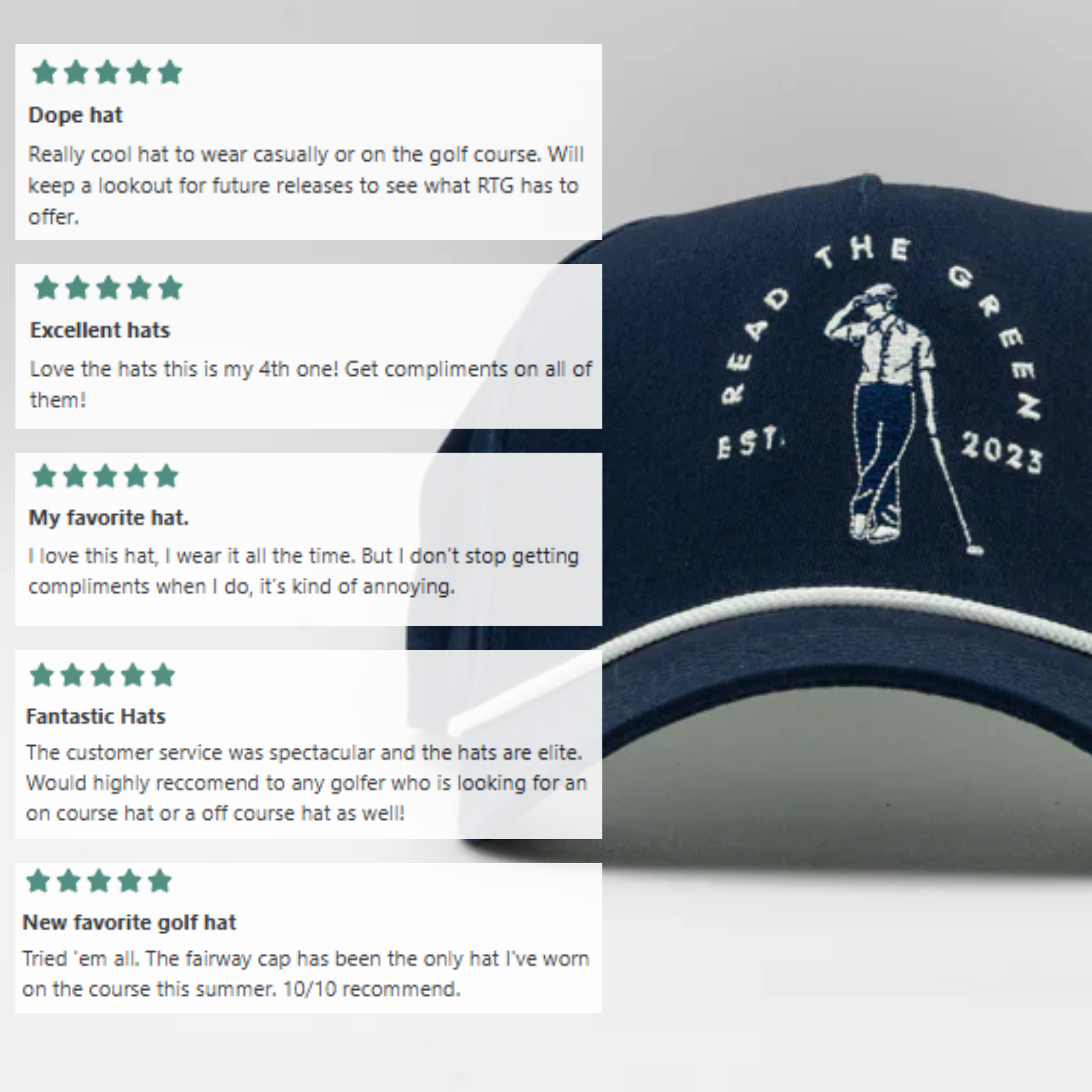 Founder's Cap | Navy (White Rope)