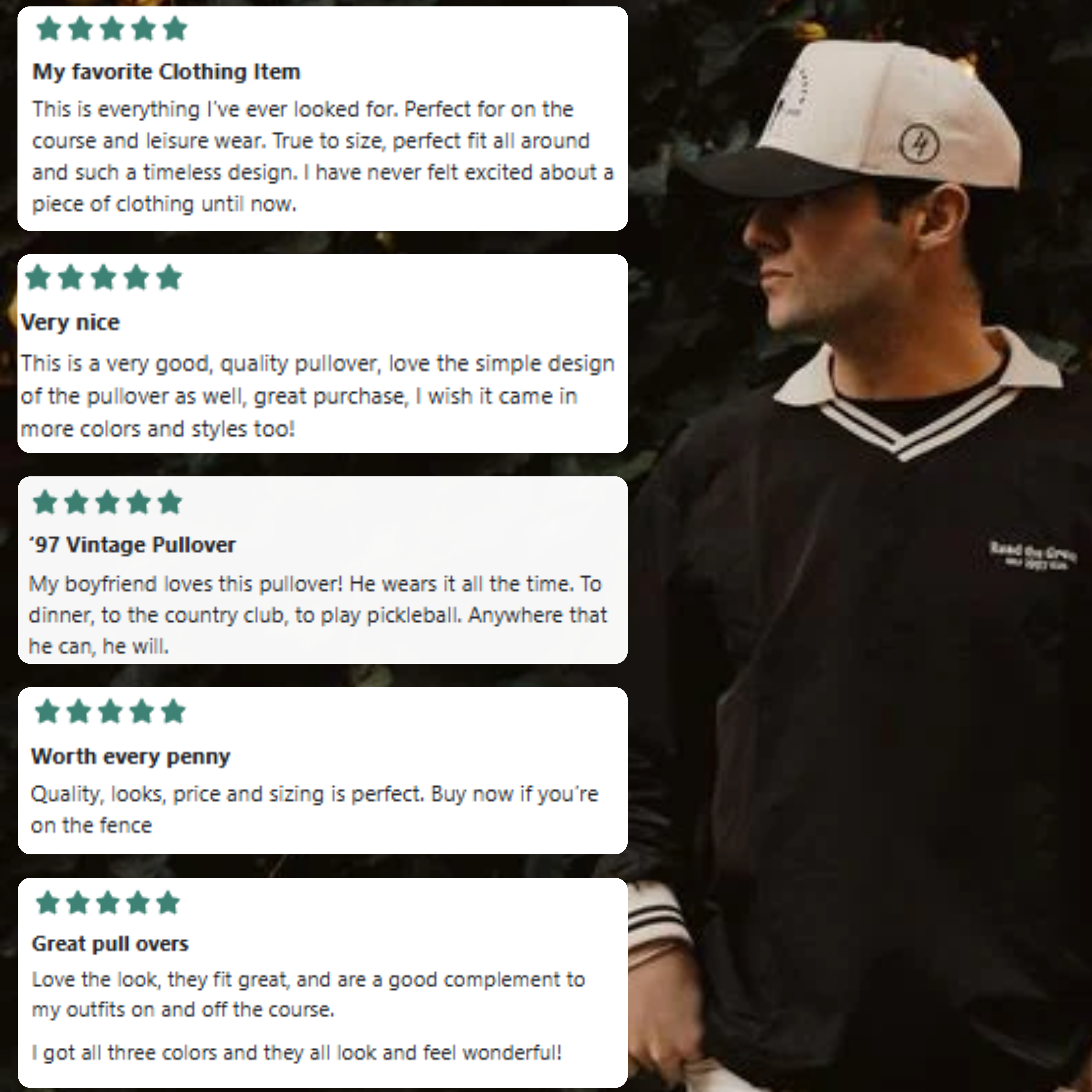 The '97 Vintage Pullover - Black