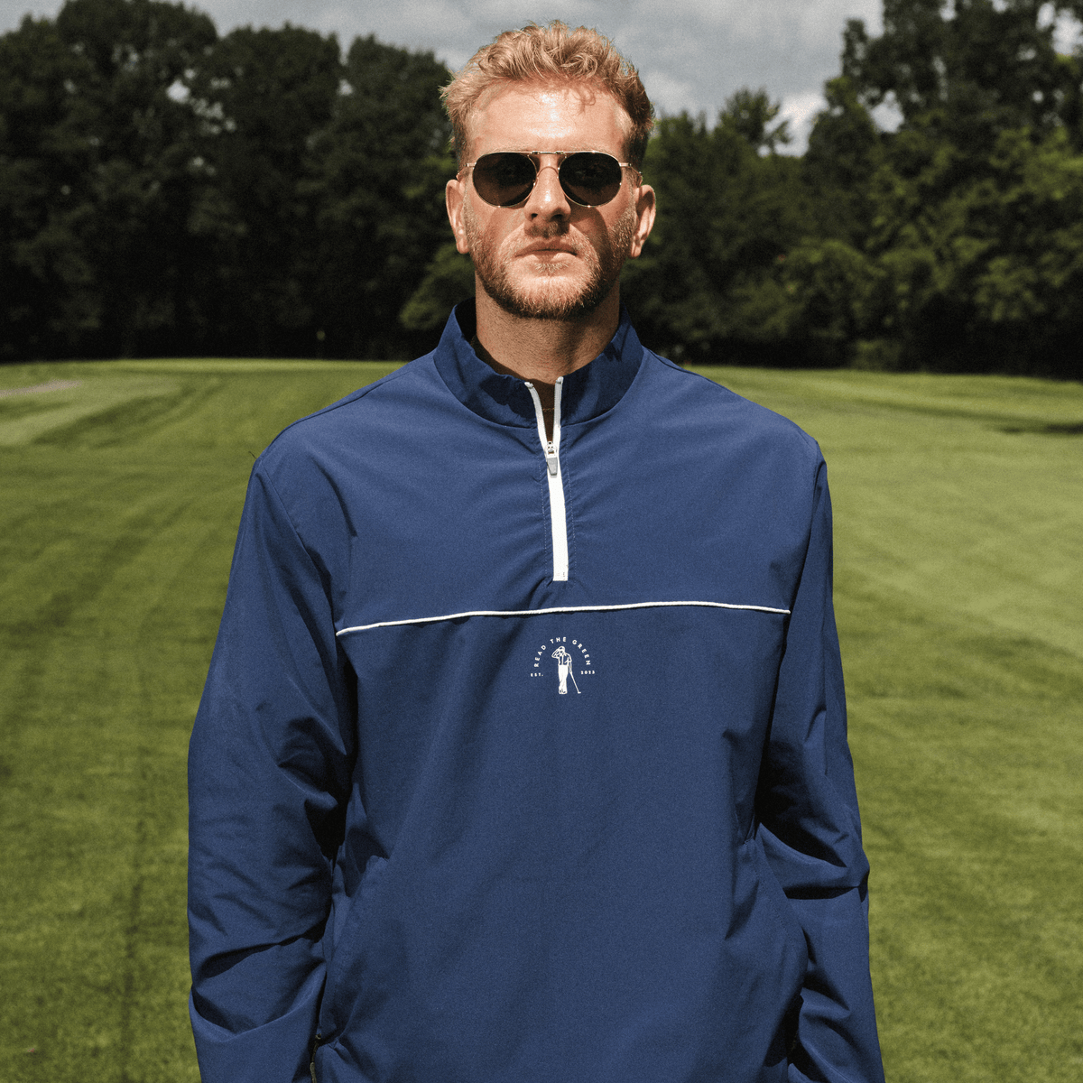 Fairway 1/4 Zip | Atlantic