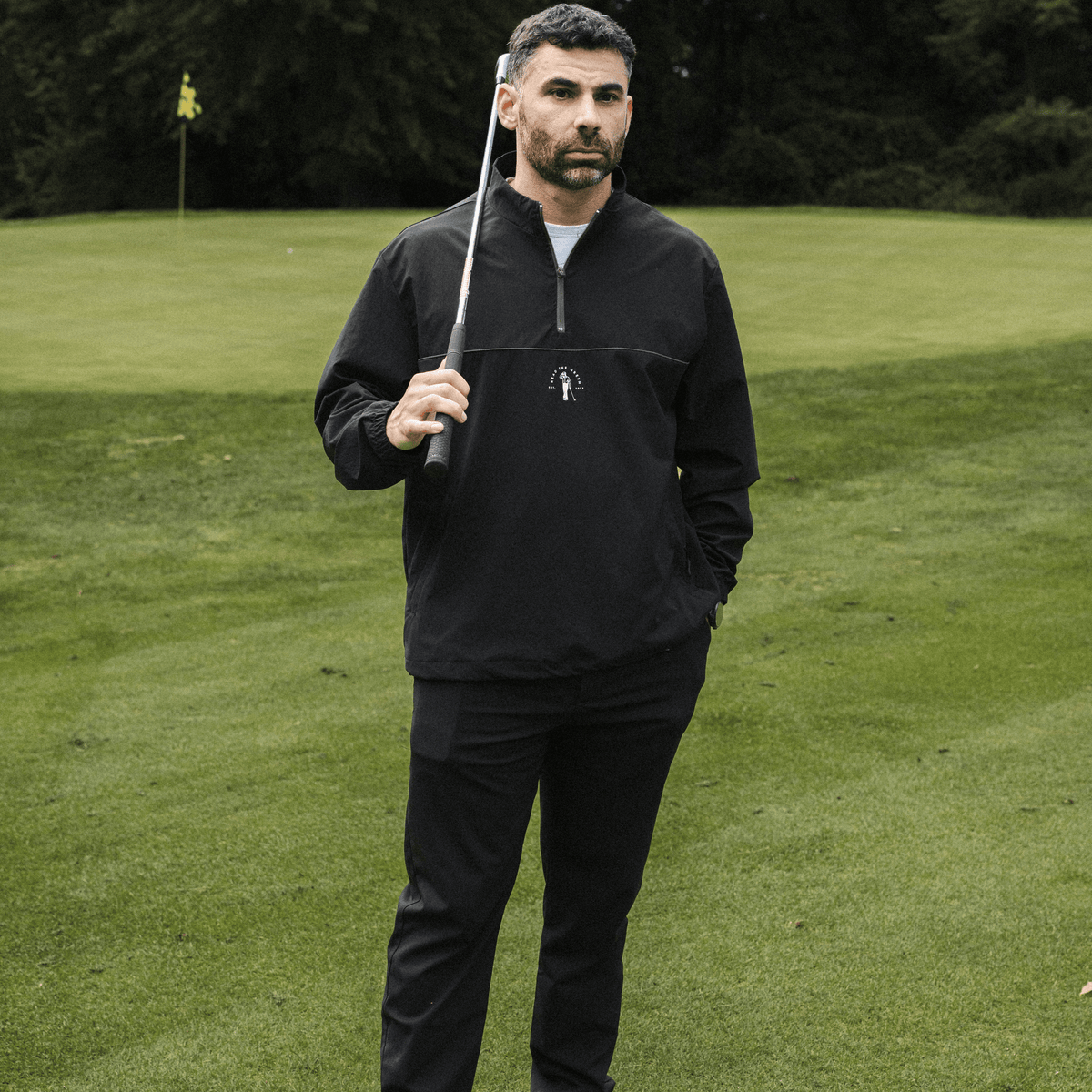 Fairway 1/4 Zip | Black
