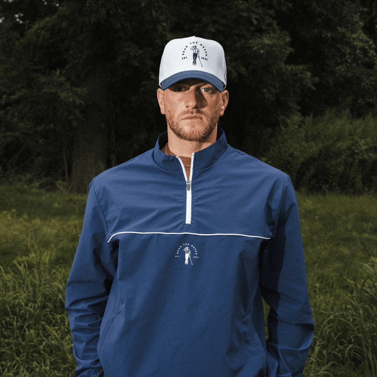 Fairway Performance Cap | Navy & White