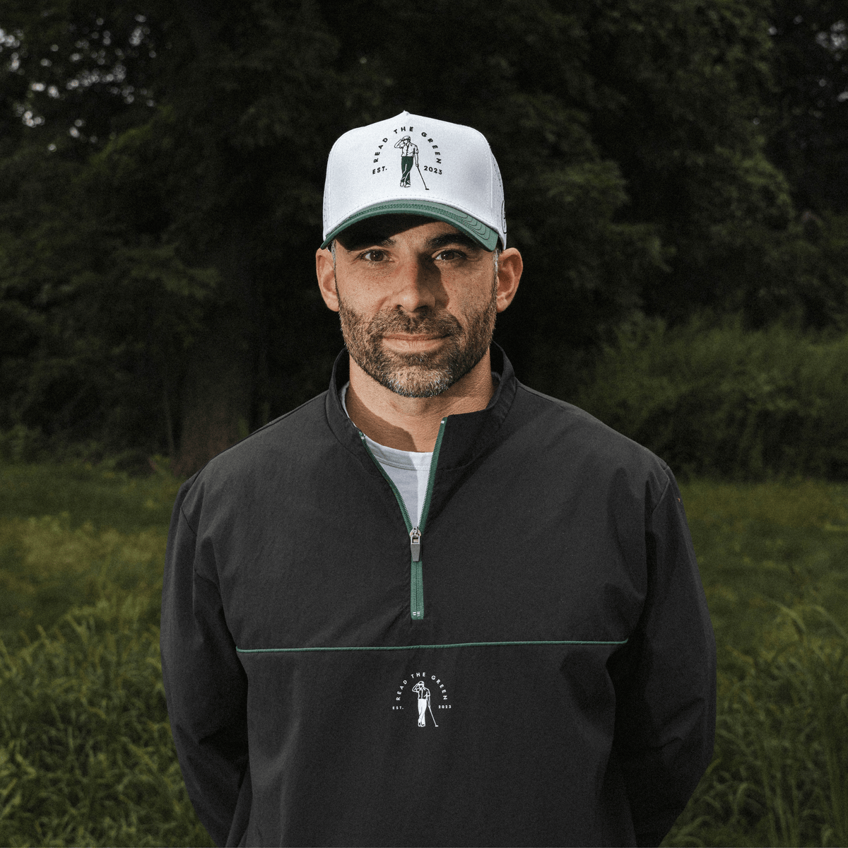Fairway Performance Cap | Green & White