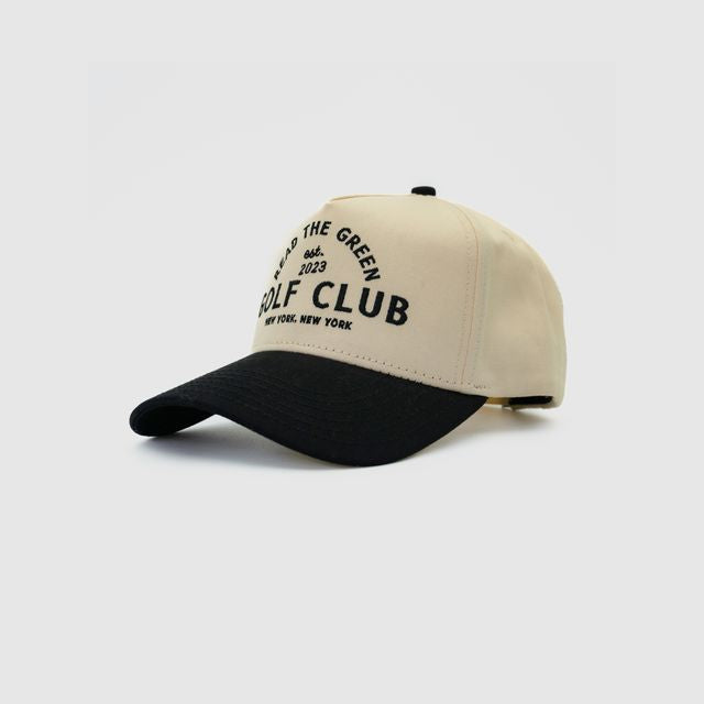 Club Cap | Black & Natural