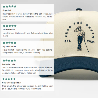 Founder's Cap | Navy Blue & Natural