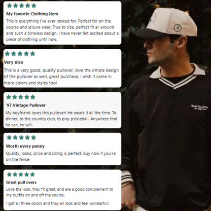 The '97 Vintage Short Sleeve Pullover - Black