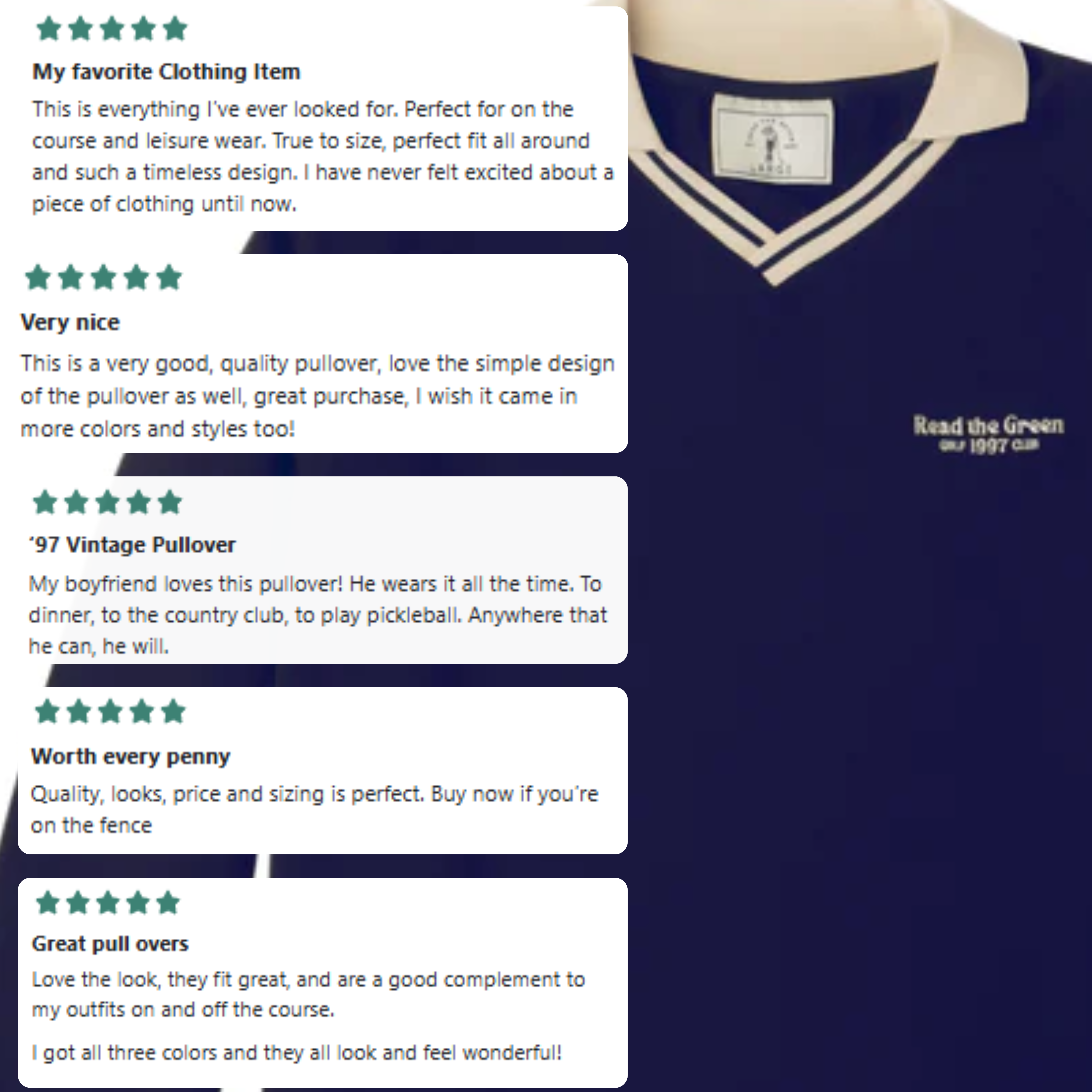 The '97 Vintage Pullover - Navy