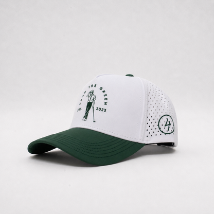 Fairway Performance Cap | Green & White