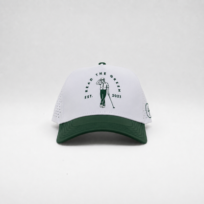 Fairway Performance Cap | Green & White