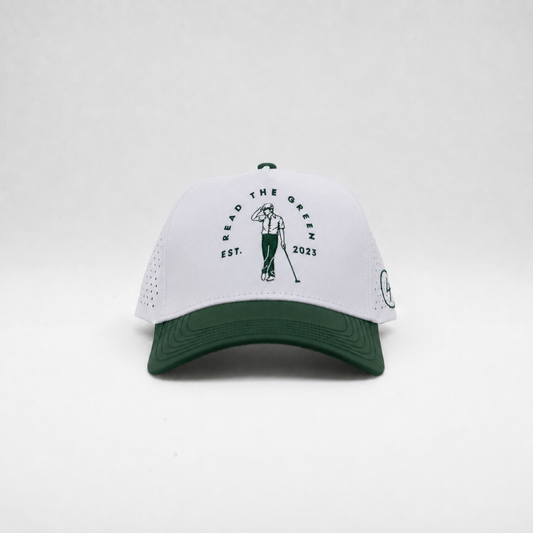 Fairway Performance Cap | Green & White