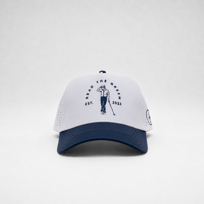 Fairway Performance Cap | Navy & White