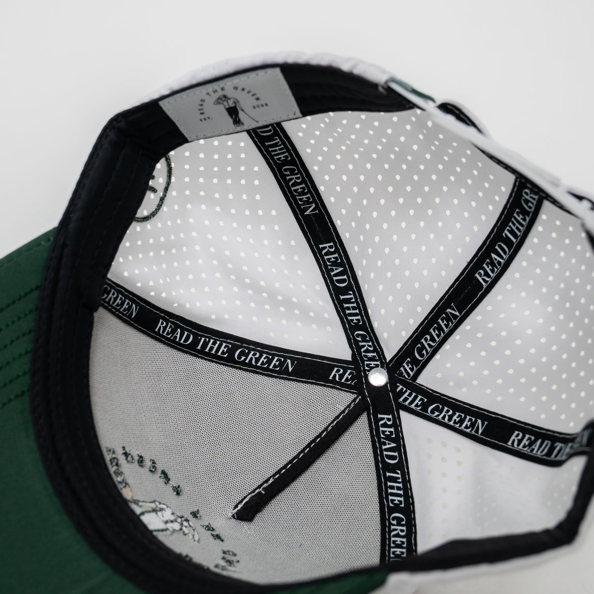 Fairway Performance Cap | Green & White
