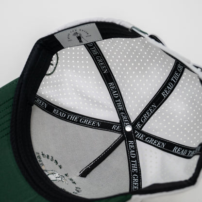 Fairway Performance Cap | Green & White