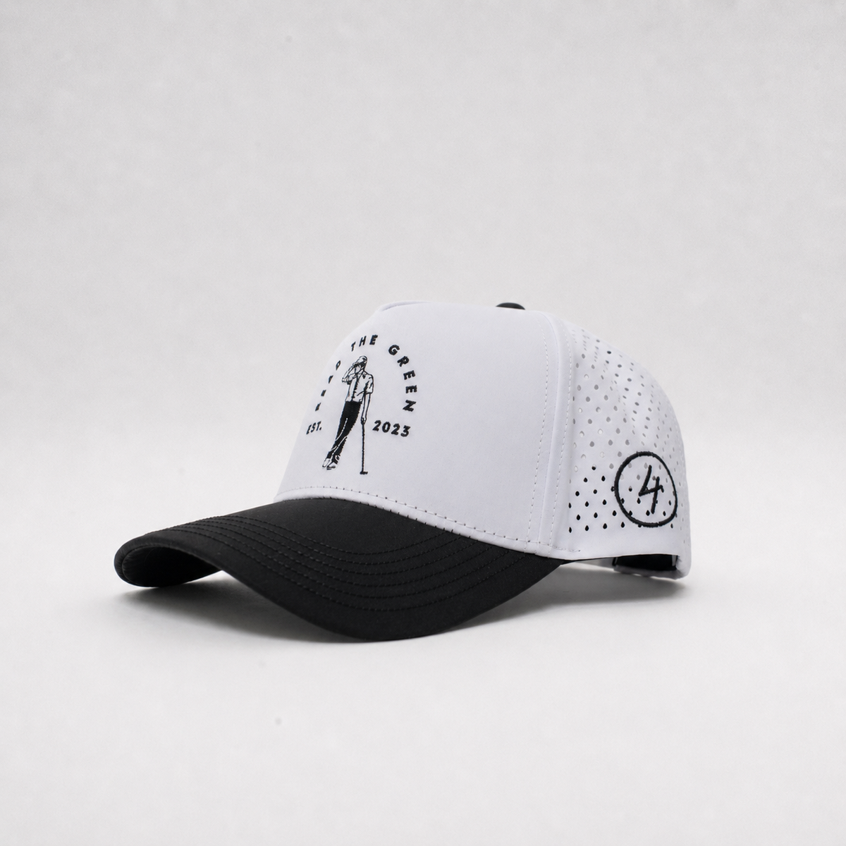 Fairway Performance Cap | Black & White