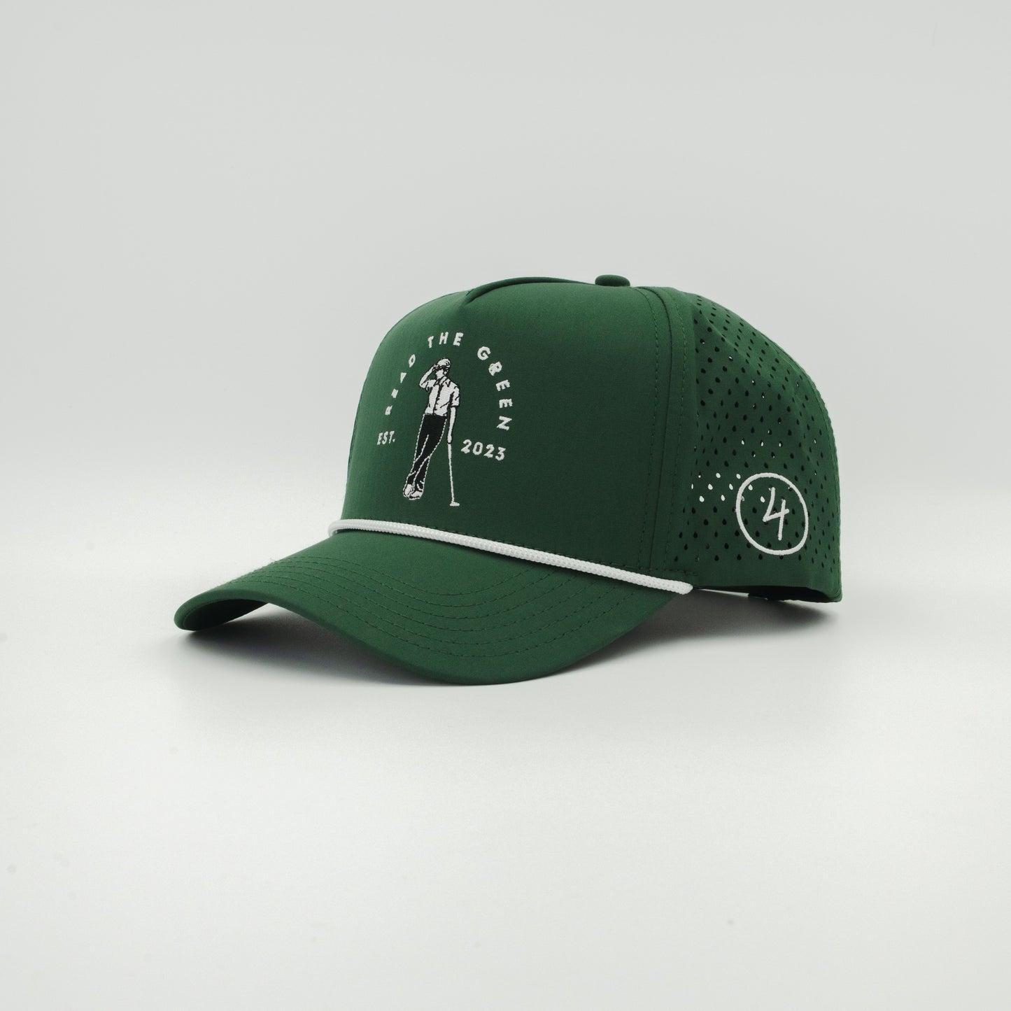 Fairway Performance Cap | Green (White Rope)