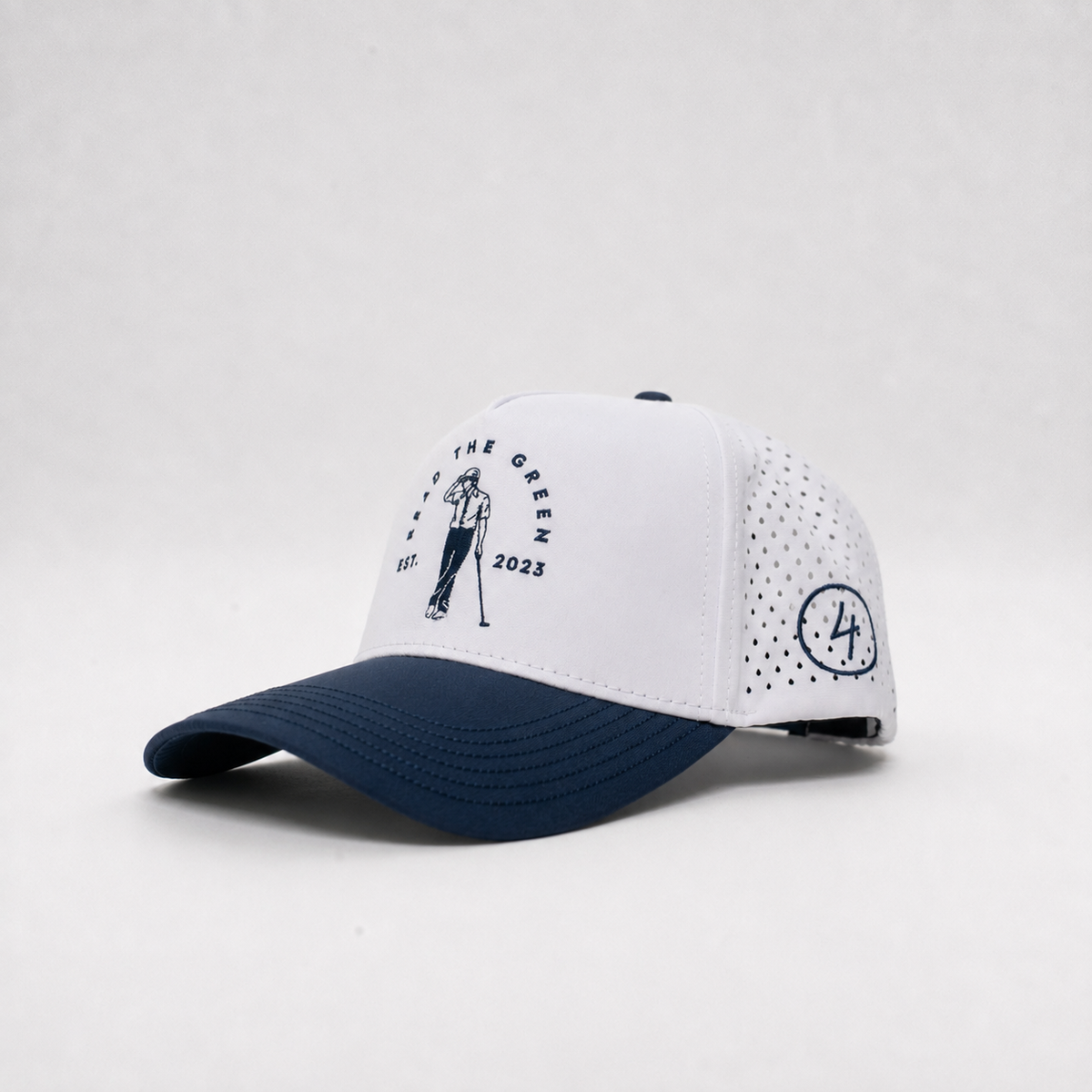 Fairway Performance Cap | Navy & White