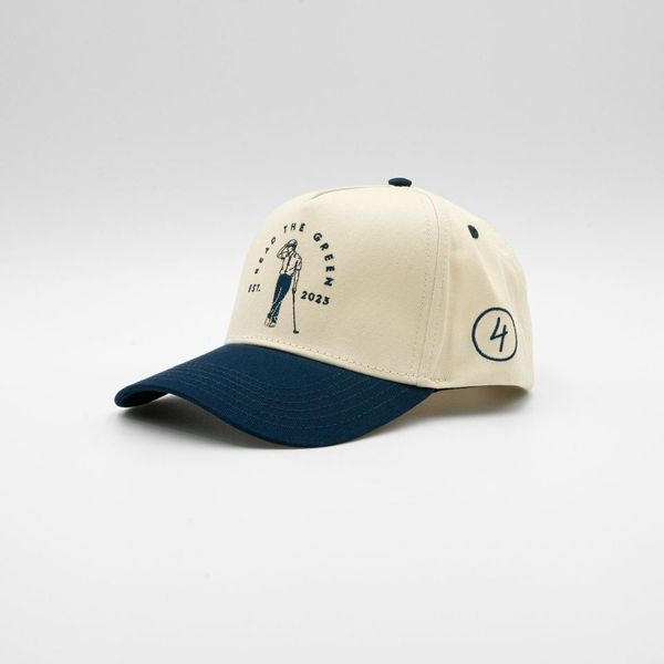 Founder's Cap | Navy Blue & Natural