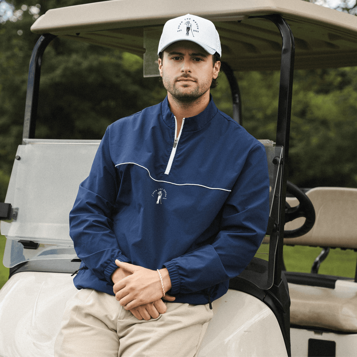 Fairway 1/4 Zip | Atlantic