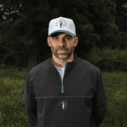 Fairway Performance Cap | Green & White