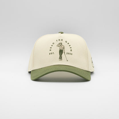 Founder's Cap | Olive Green & Natural