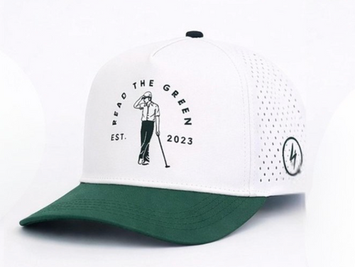 Fairway Performance Cap | Green & White