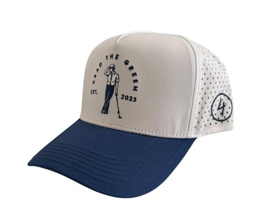Fairway Performance Cap | Natural & Navy