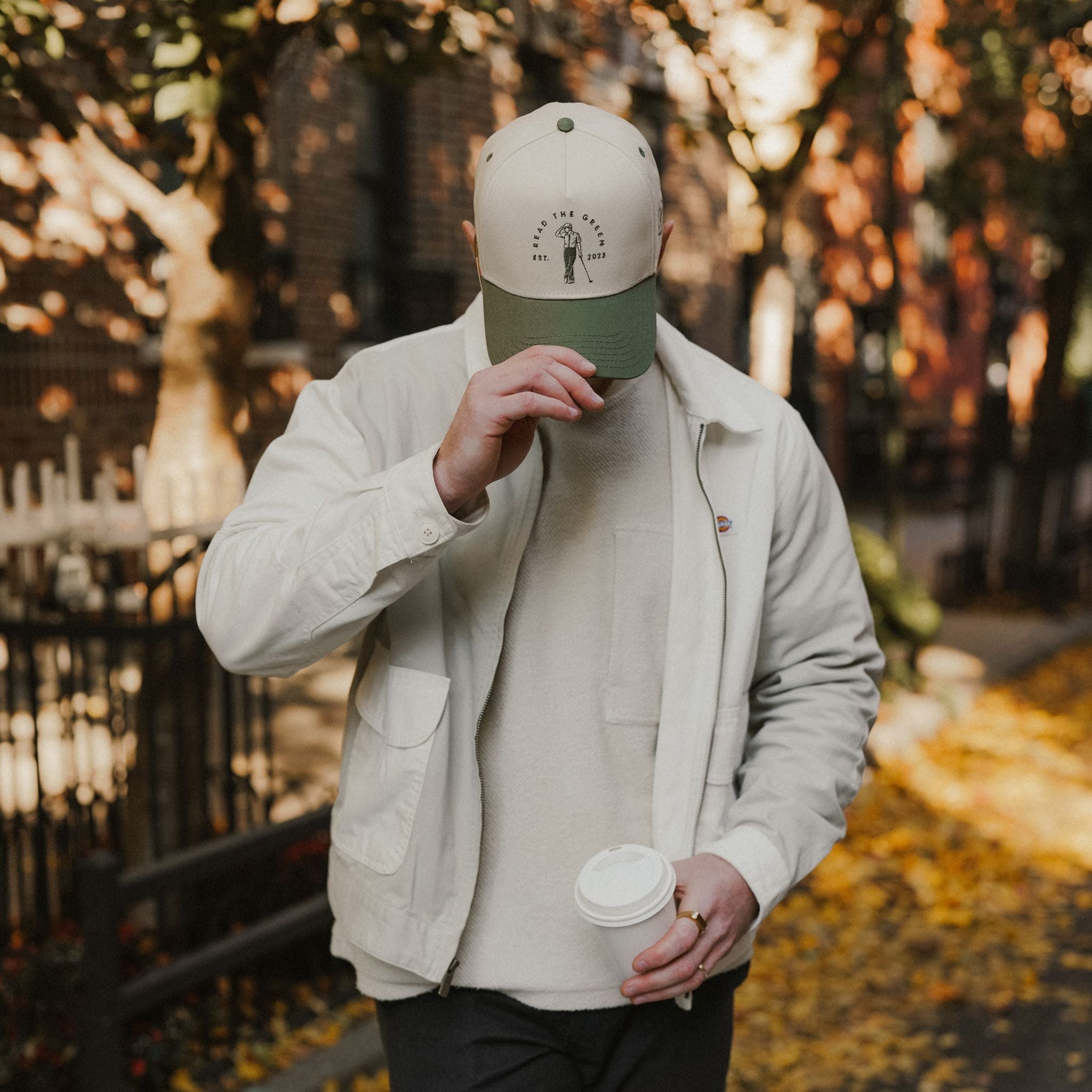 Founder's Cap | Olive Green & Natural