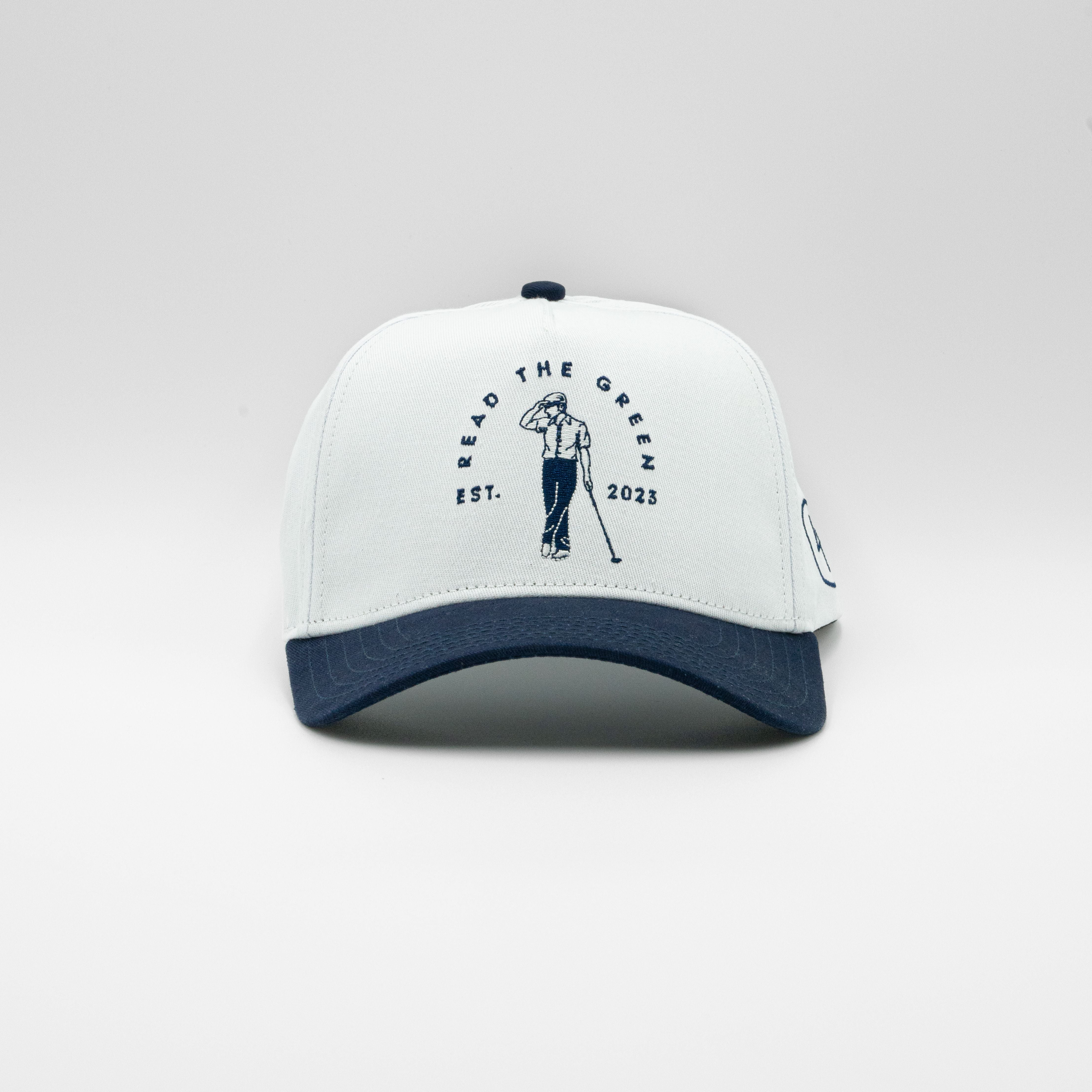 Founder's Cap | Navy Blue & White