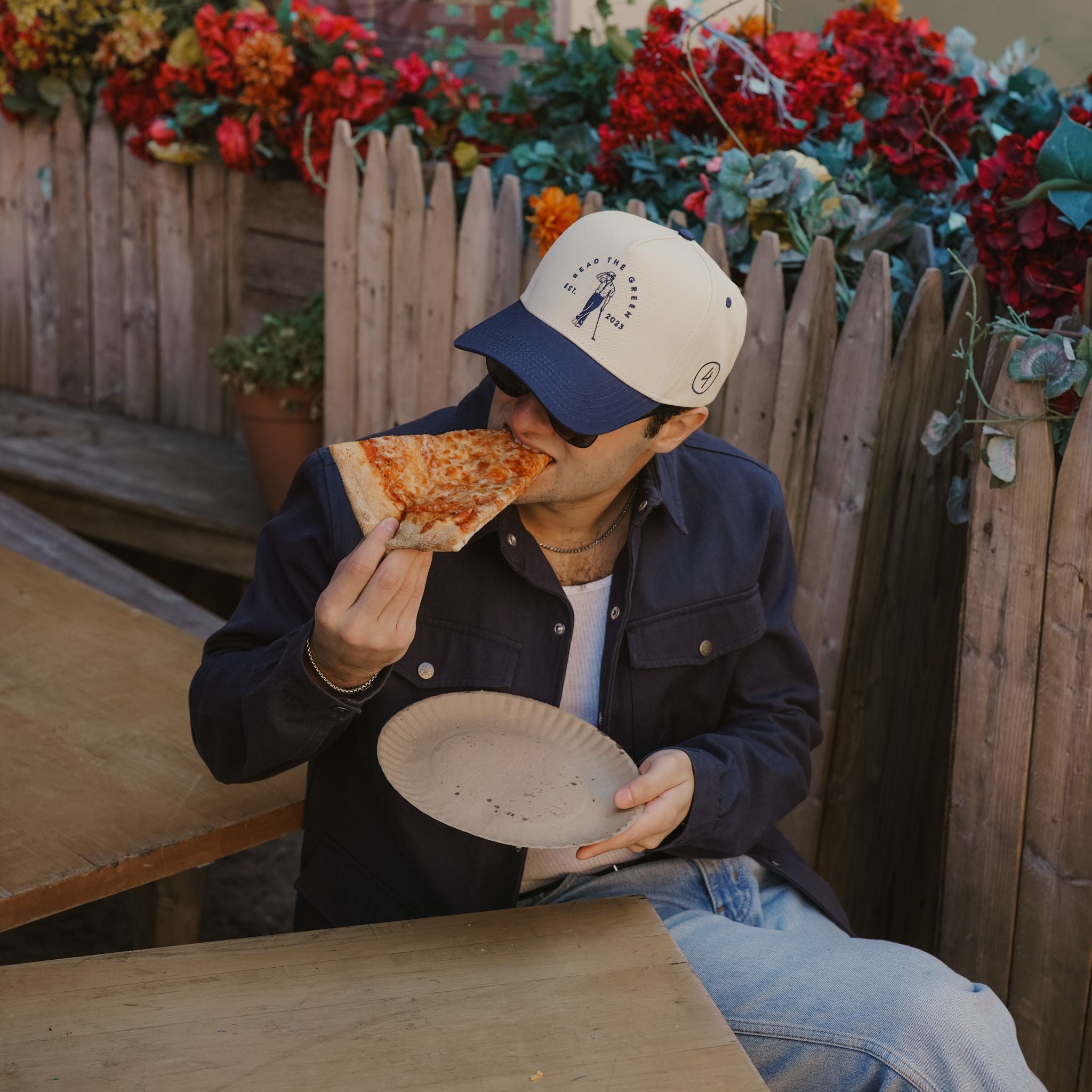 Founder's Cap | Navy Blue & Natural