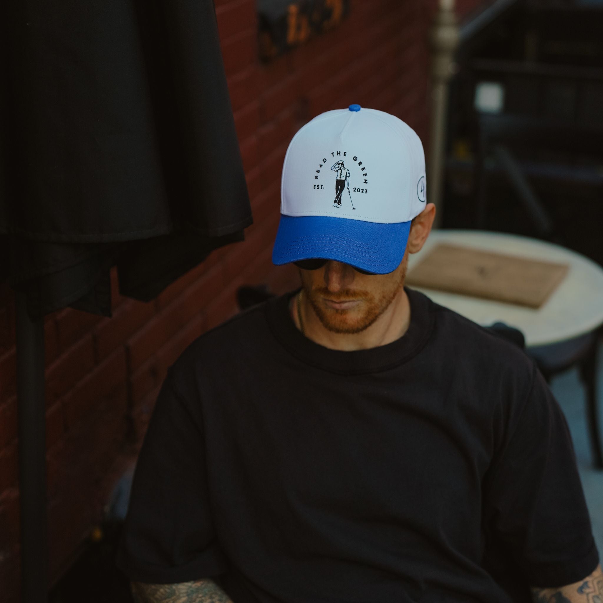 Founder's Cap | Royal Blue & White