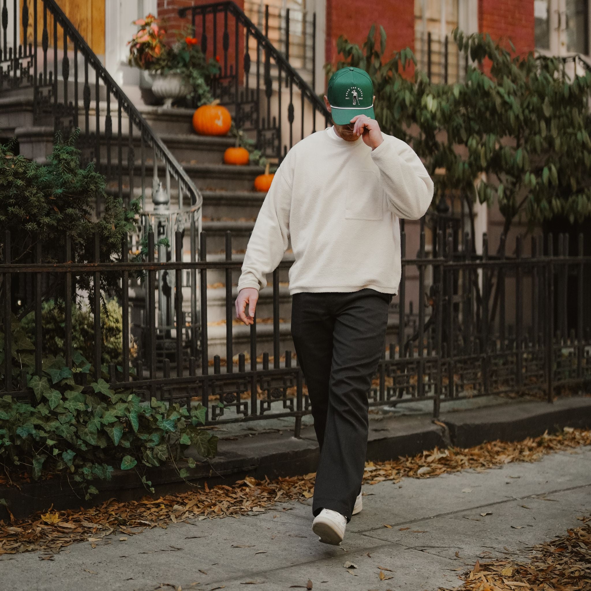 Founder's Cap | Green (White Rope)