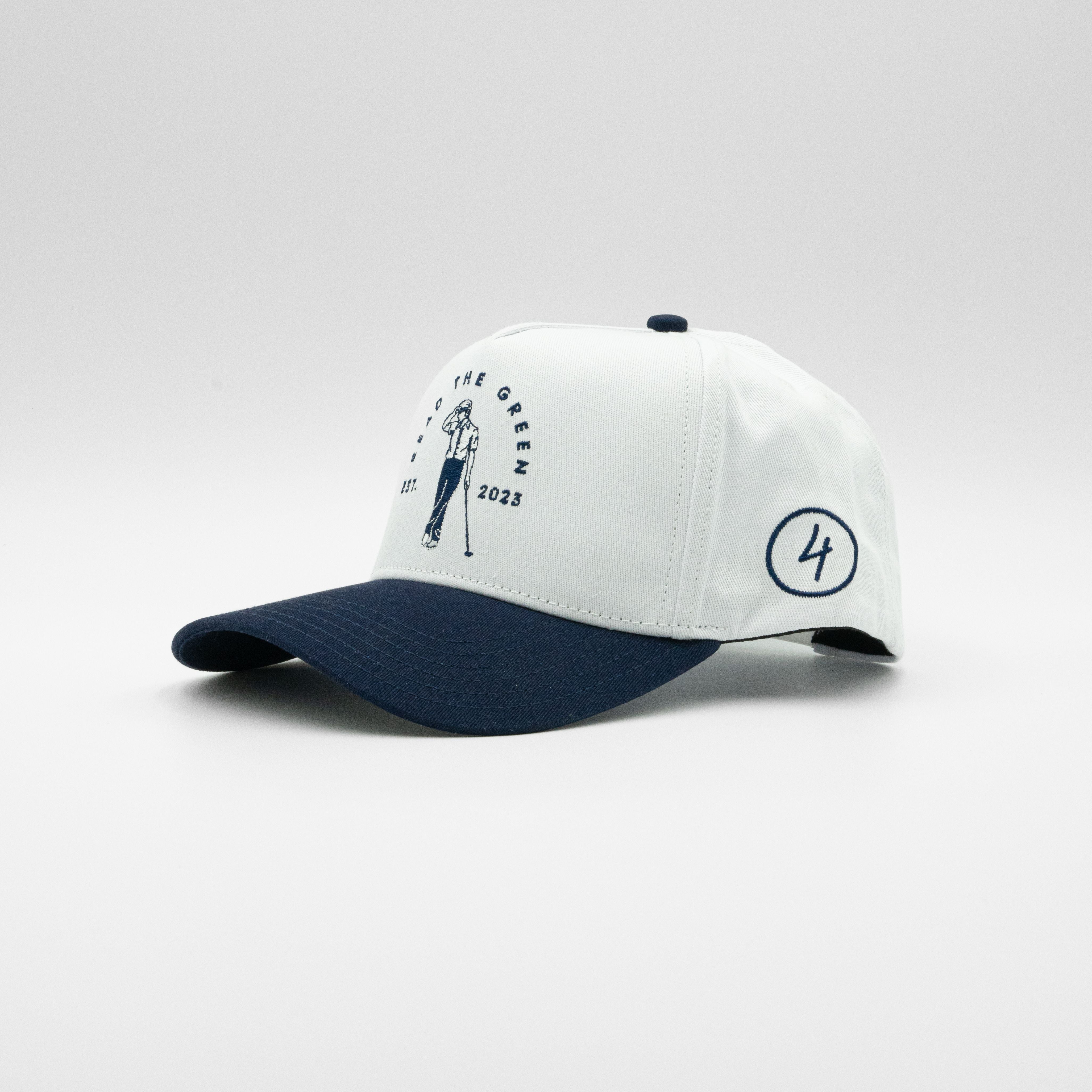 Founder's Cap | Navy Blue & White