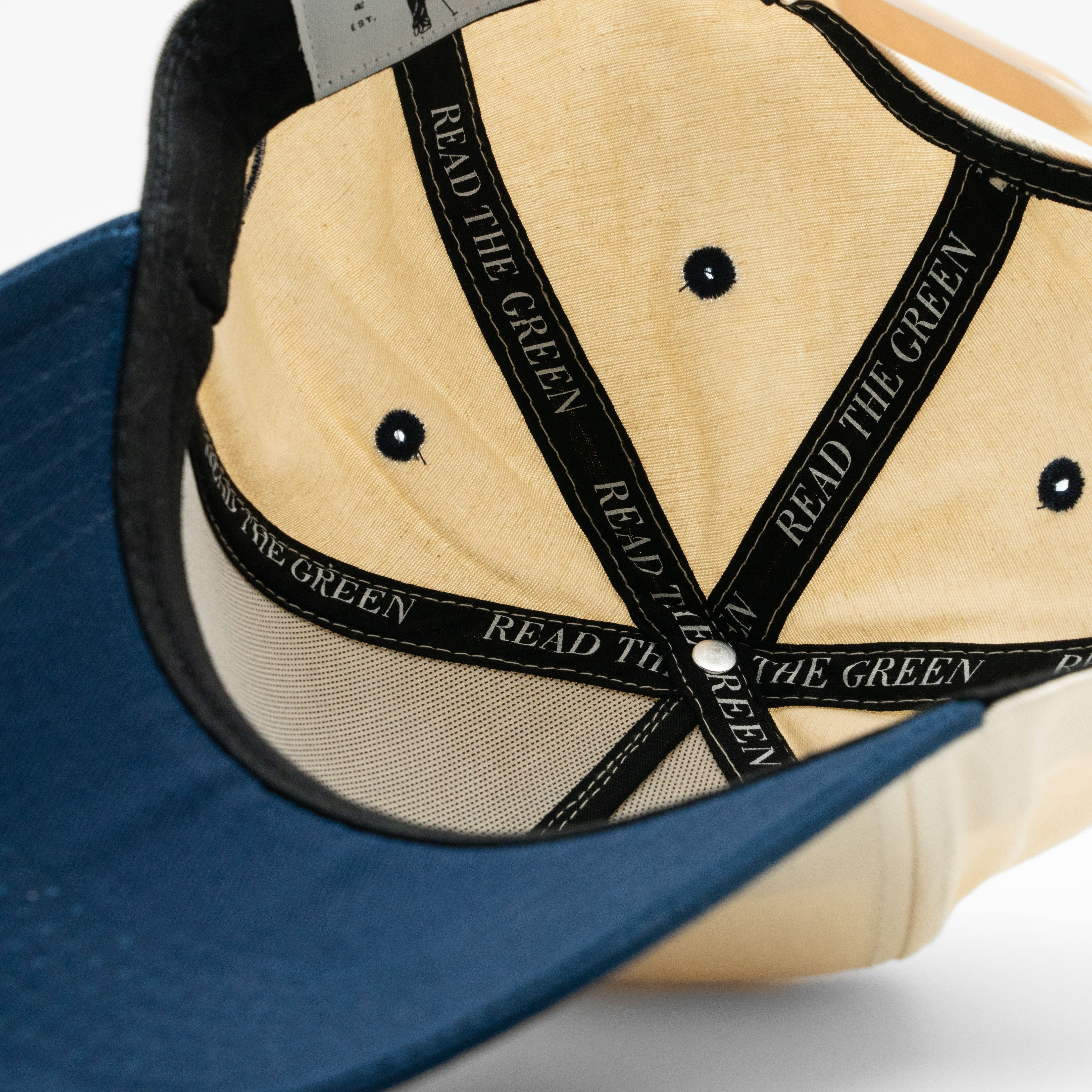 Founder's Cap | Navy Blue & Natural