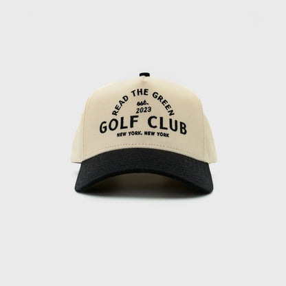 Club Cap | Black & Natural