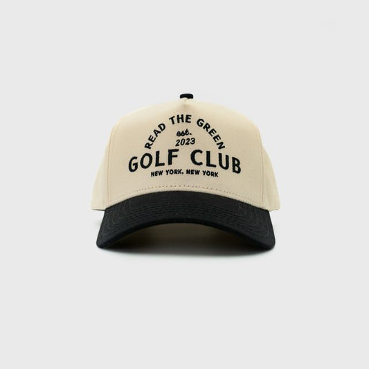 Club Cap | Black & Natural